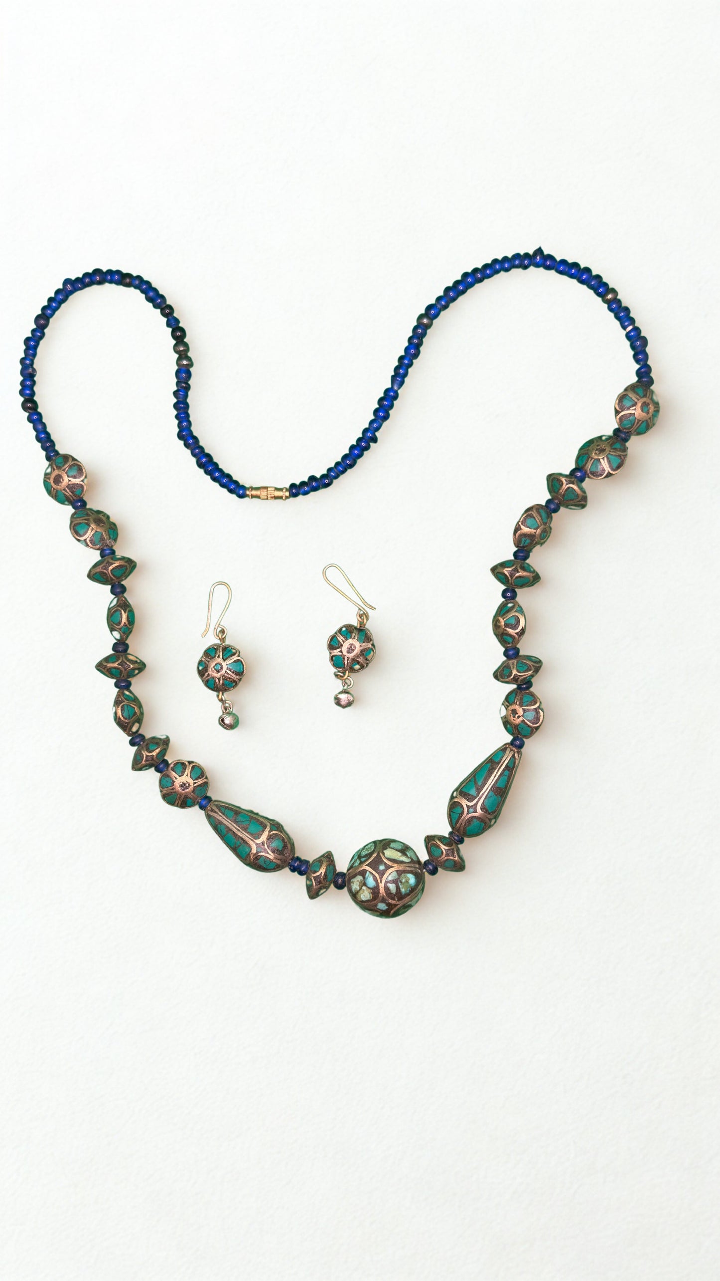 Kashmiri turquoise vintage necklace