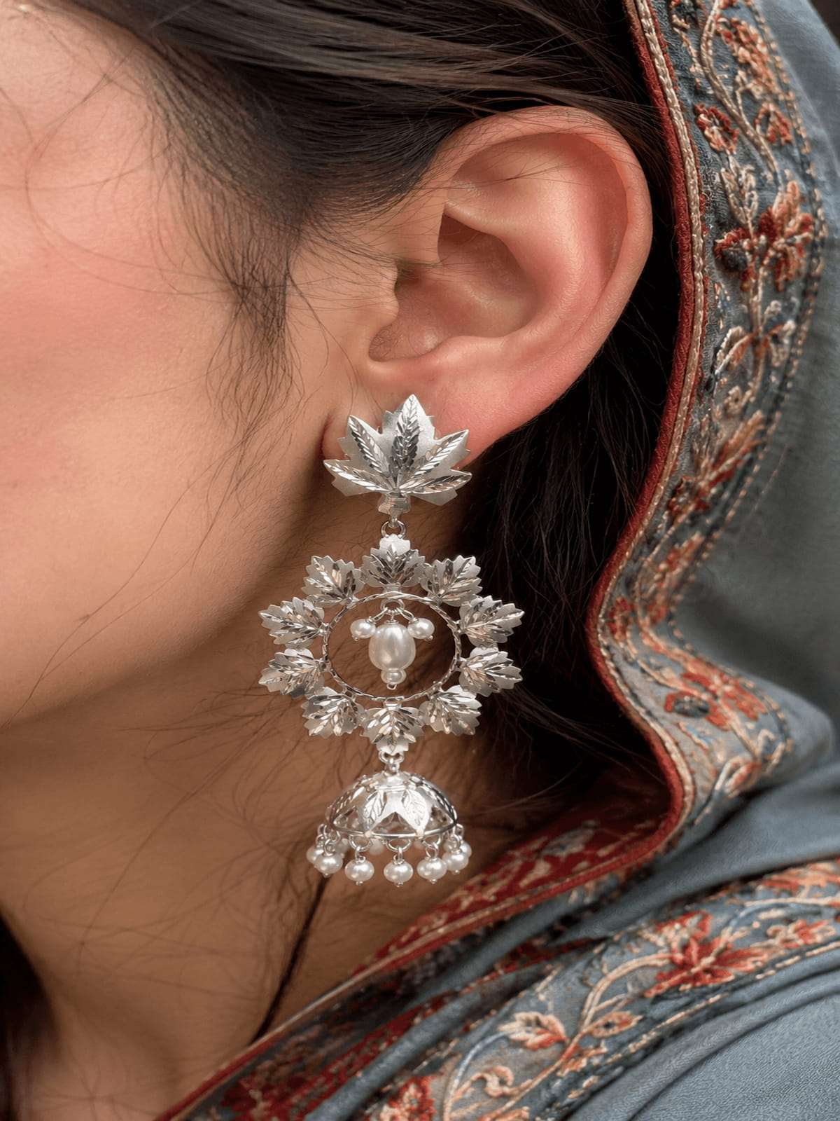 Chad Chinar jhumka