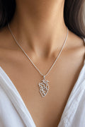 Anatomical Heart Sterling Silver Pendant