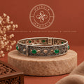 Kashmiri Filigree Emerald Bangle