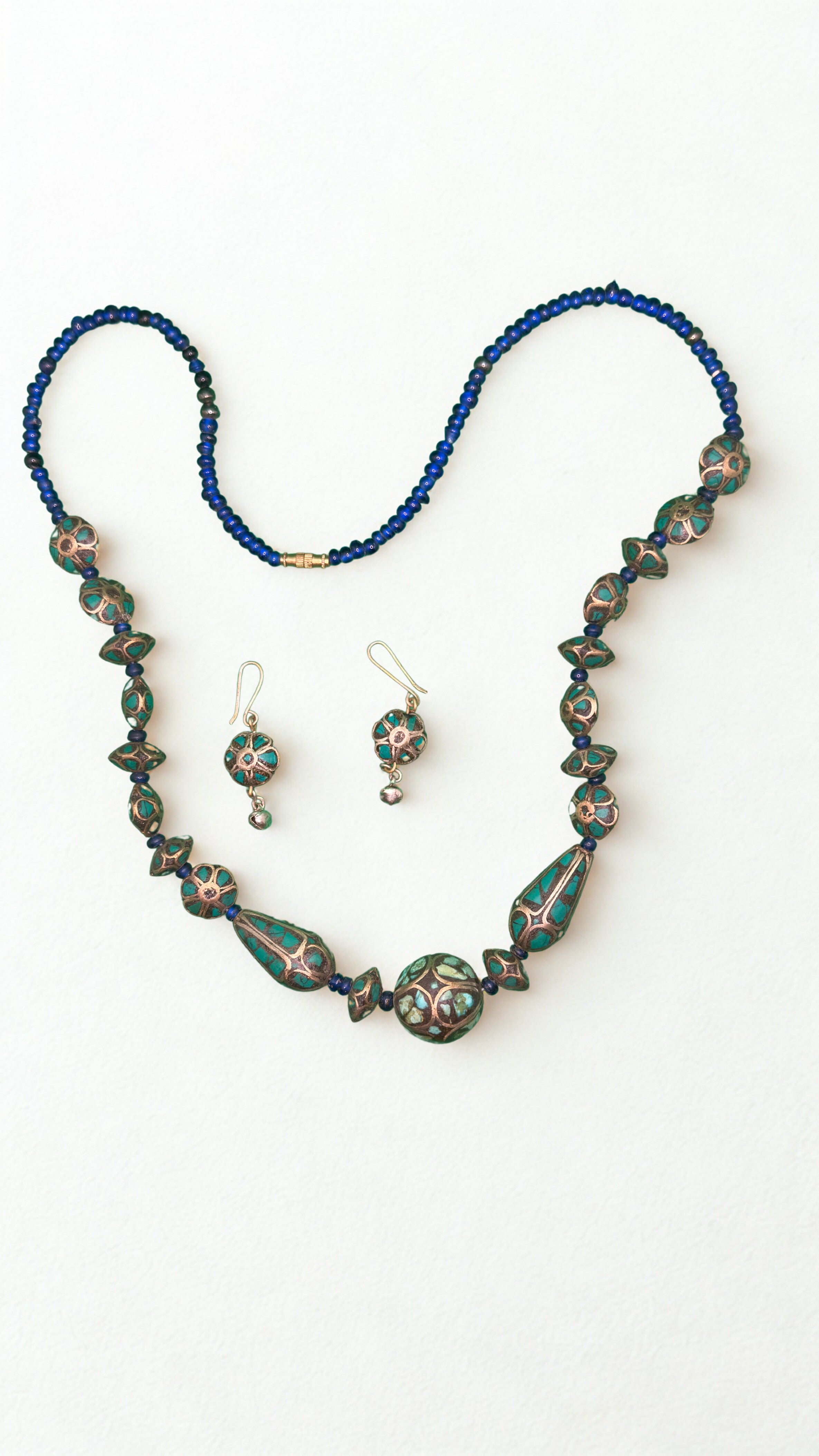 Kashmiri turquoise vintage necklace